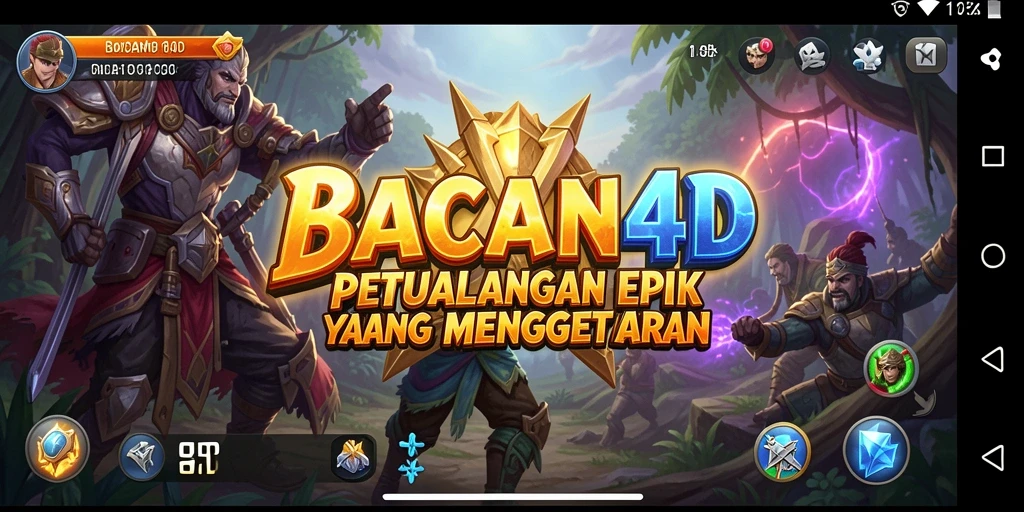 Tampilan permainan BACAN4D dengan aksi petualangan yang mendebarkan.