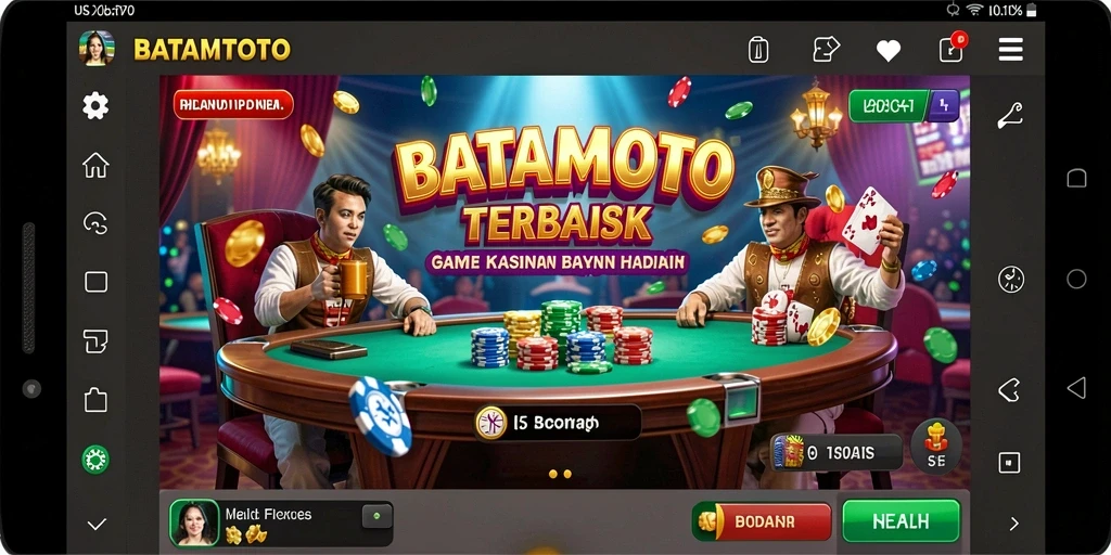 Tampilan gameplay seru di BATAMTOTO dengan berbagai pilihan permainan Kasino.