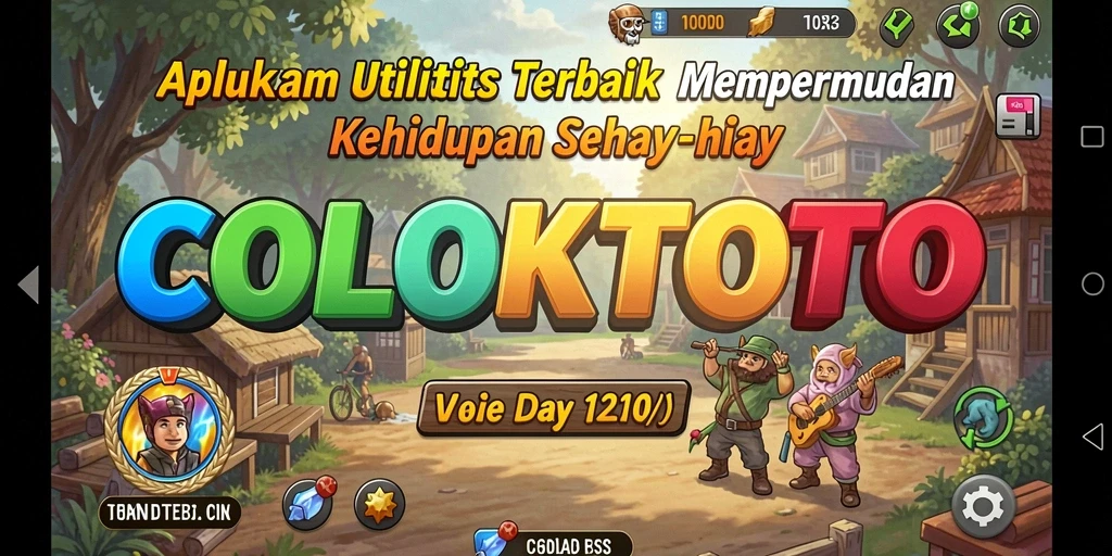 Tampilan aplikasi COLOKTOTO dengan fitur analisis angka yang menarik.