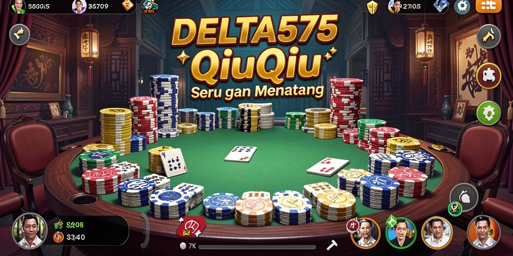 Screenshot gameplay QiuQiu yang seru dan kompetitif.
