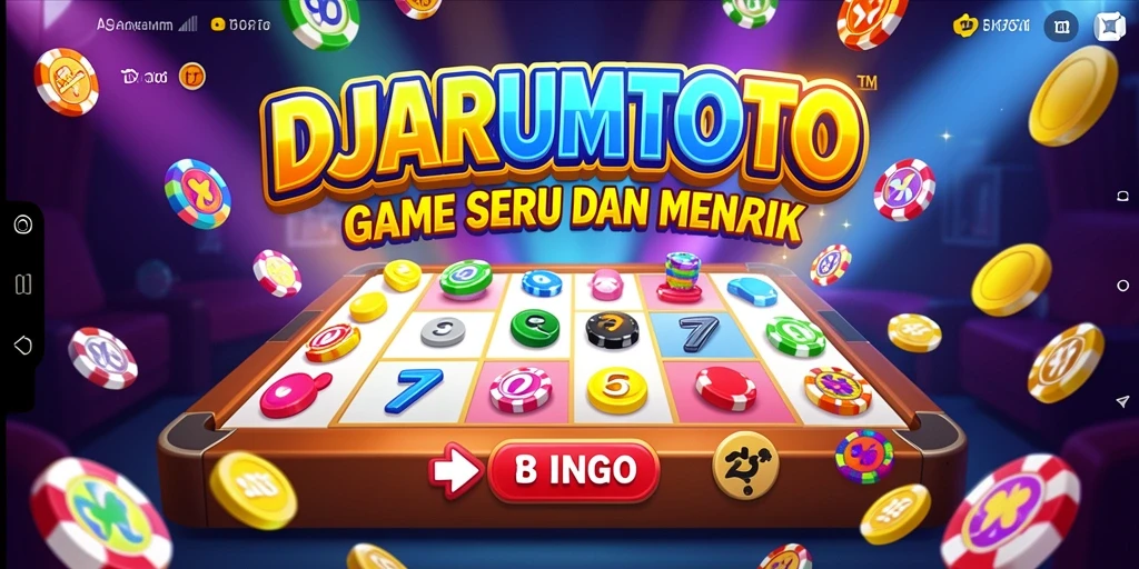 Tampilan screenshot DJARUMTOTO menunjukkan gameplay Bingo yang seru dan interaktif.