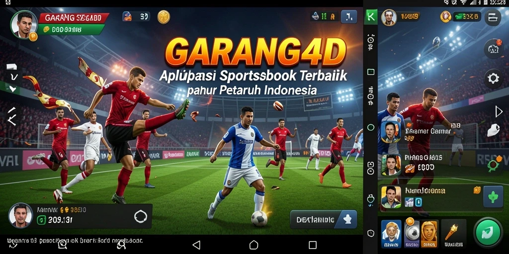 Screenshot GARANG4D menampilkan antarmuka sportsbook yang menarik dan interaktif.