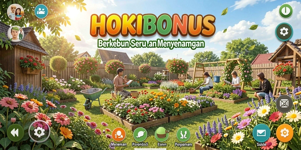 Tampilan gameplay HOKIBONUS yang menggembirakan dan penuh warna.