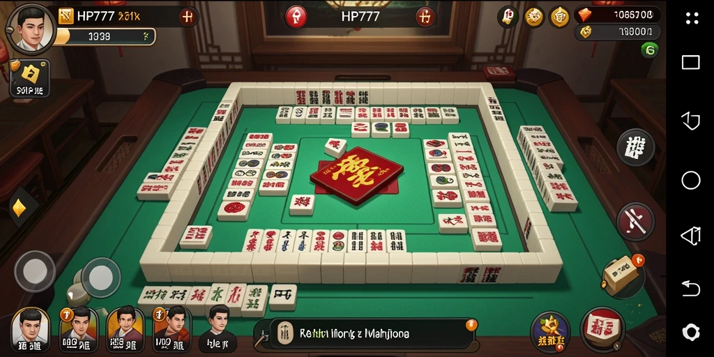 Screenshot gameplay HP777 yang menunjukkan keseruan bermain Mahjong.