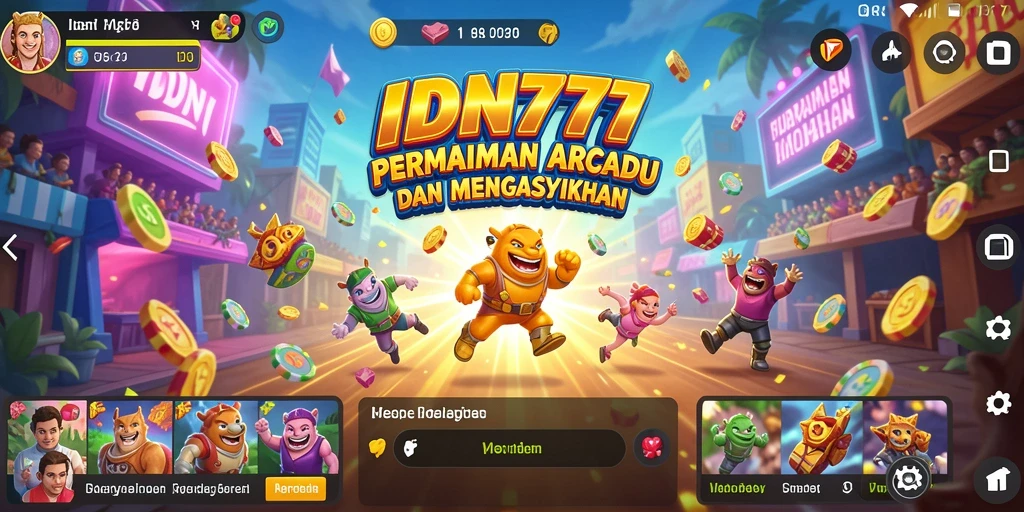 Tampilan gameplay menarik dari IDN777 yang menguji keterampilan pemain.
