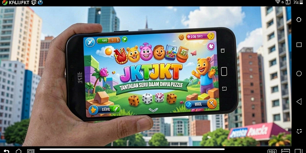 Screenshot gameplay JKTJKT yang menantang dan menarik.