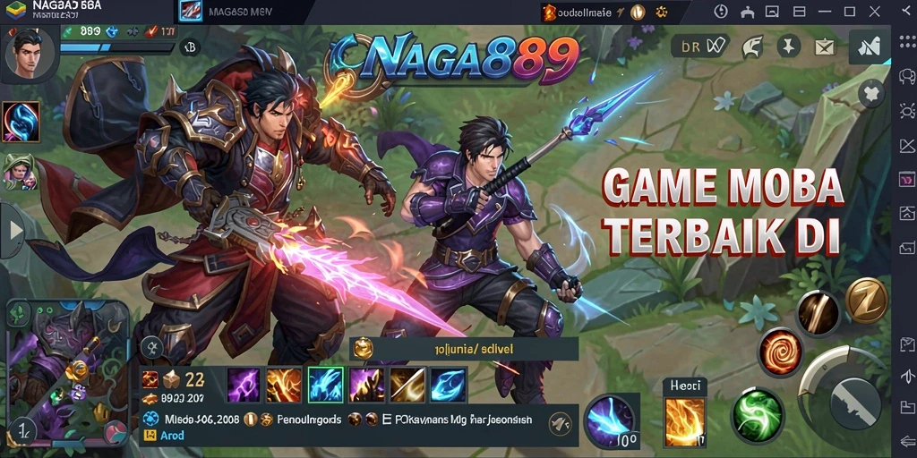 Tampilan gameplay seru dan menegangkan di NAGA889.