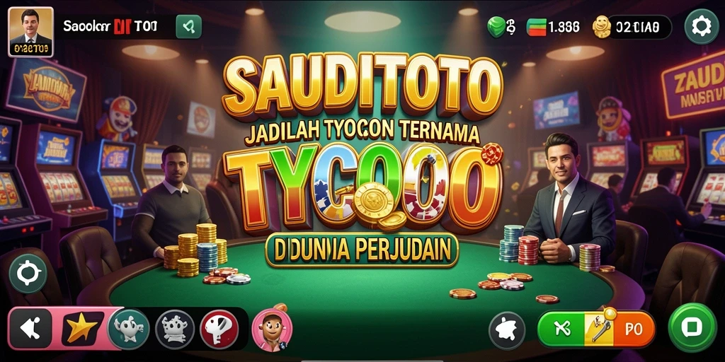 Tampilan utama gameplay SAUDITOTO yang menarik dan interaktif.