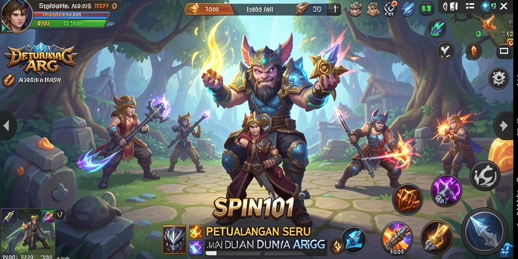 Gameplay SPIN101 menunjukkan pertempuran epik dan petualangan luar biasa.
