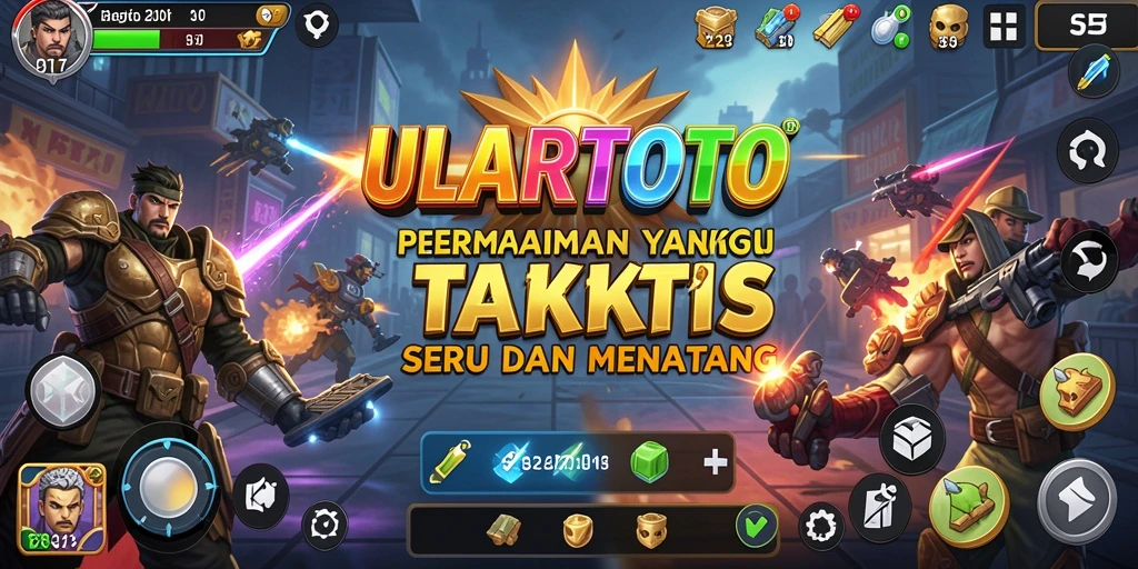 Tangkapan layar utama ULARTOTO menampilkan aksi seru dalam permainan TPS.