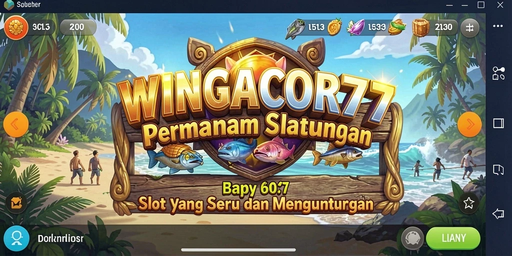 Screenshot gameplay WINGACOR77 menunjukkan keseruan dan variasi tema slot.