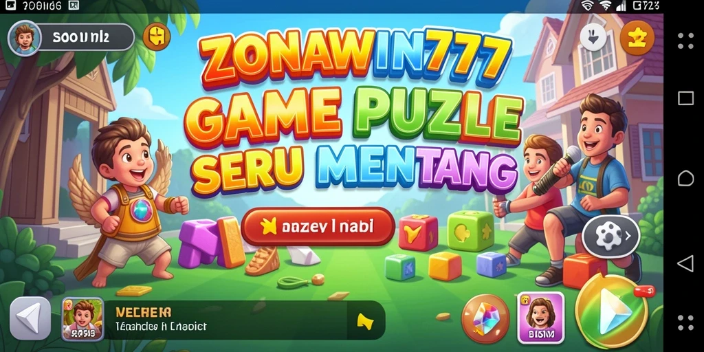 Tampilan gameplay ZONAWIN777 dengan tantangan puzzle yang menarik.